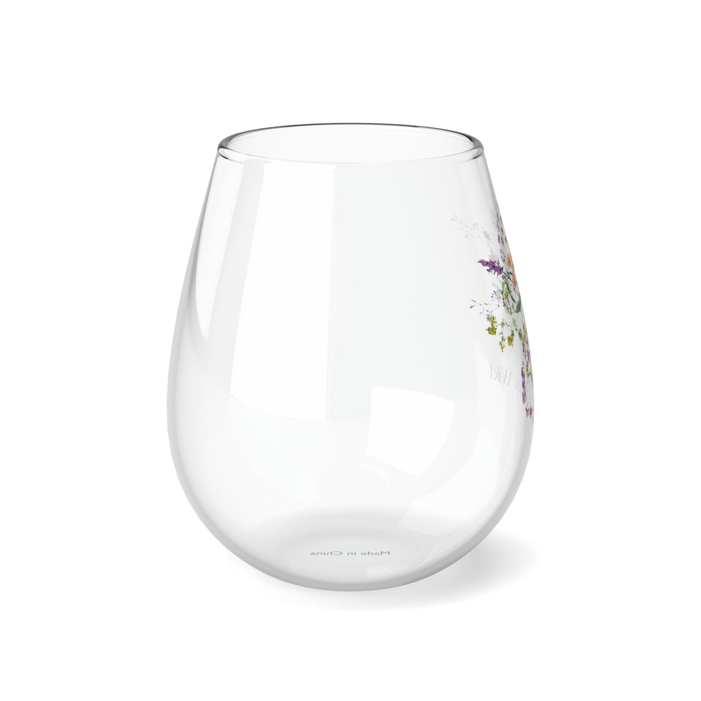 Stay Wild Stemless Wine Glass, 11.75oz