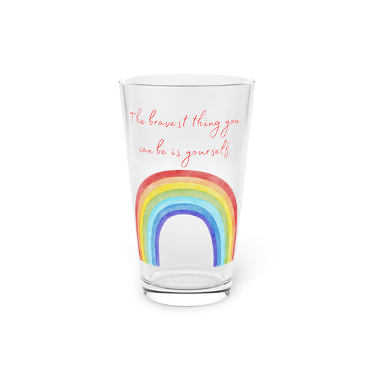 Rainbow Pint Glass, 16oz