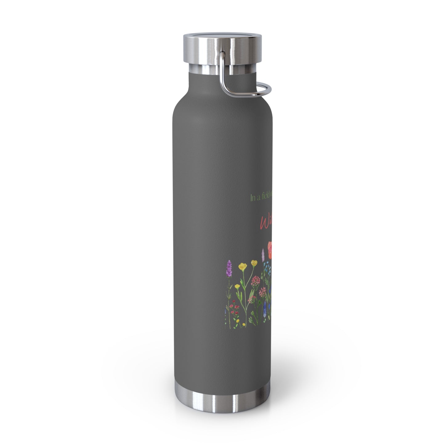 Wildflower Copper Vacuum Insulated Bottle, 22oz