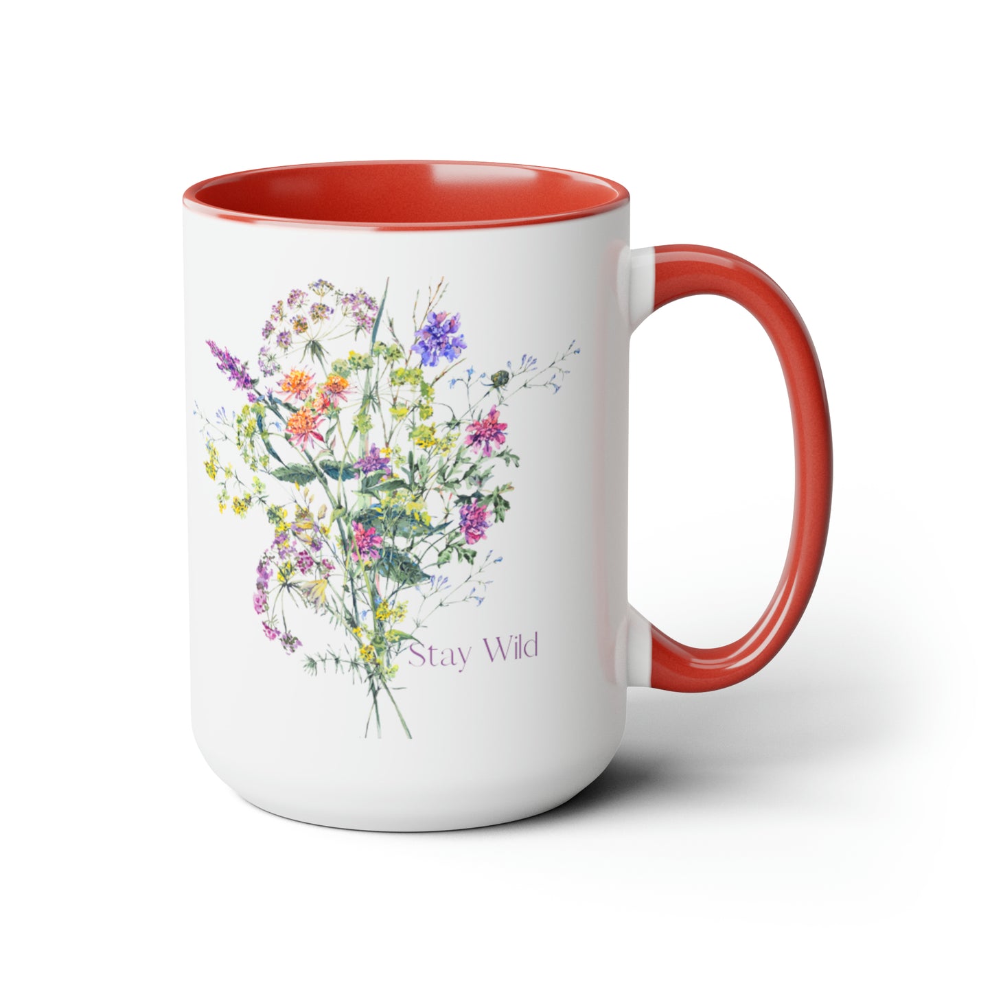 Two-Tone Coffee Mugs, 15oz