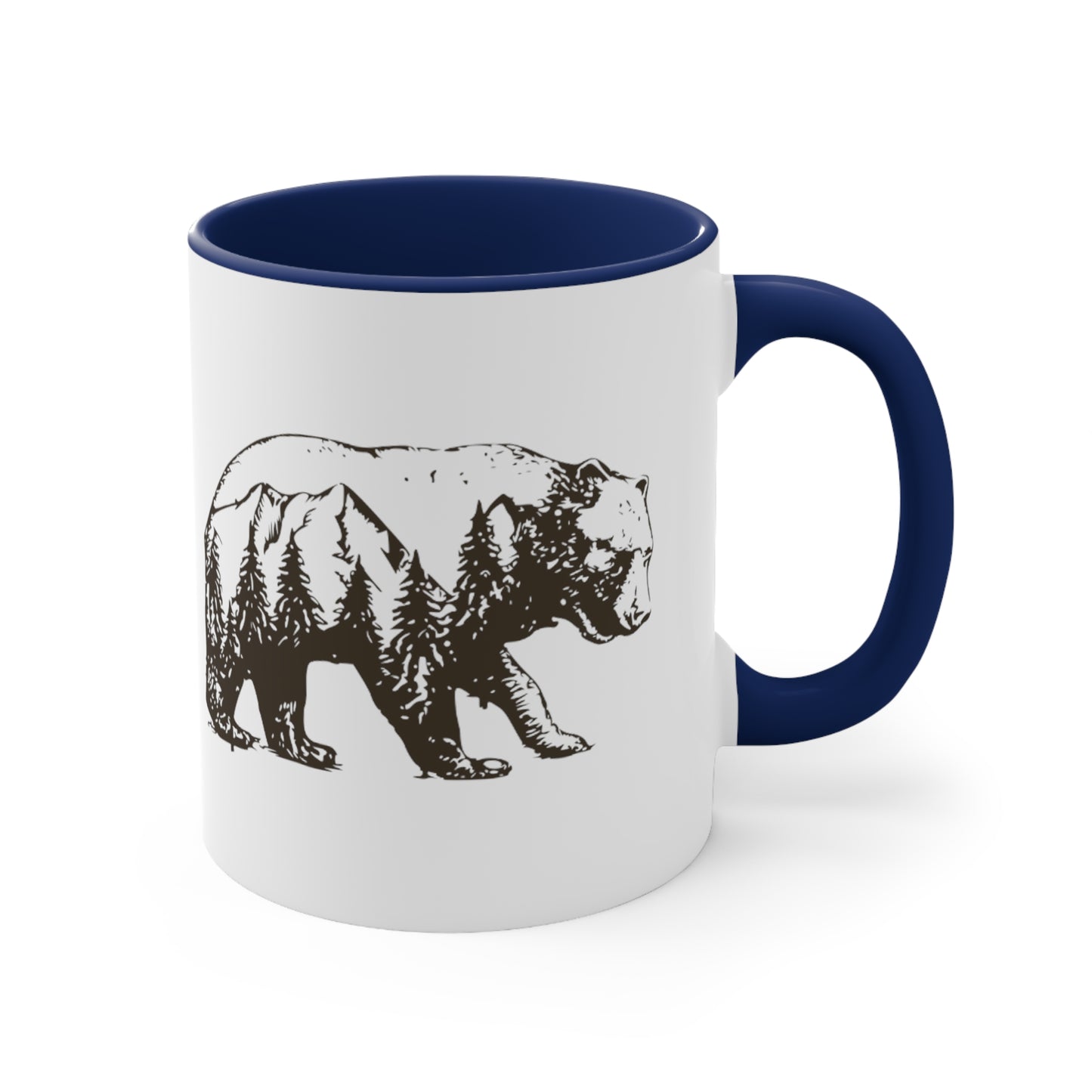 Bear wilderness Accent Coffee Mug, 11oz