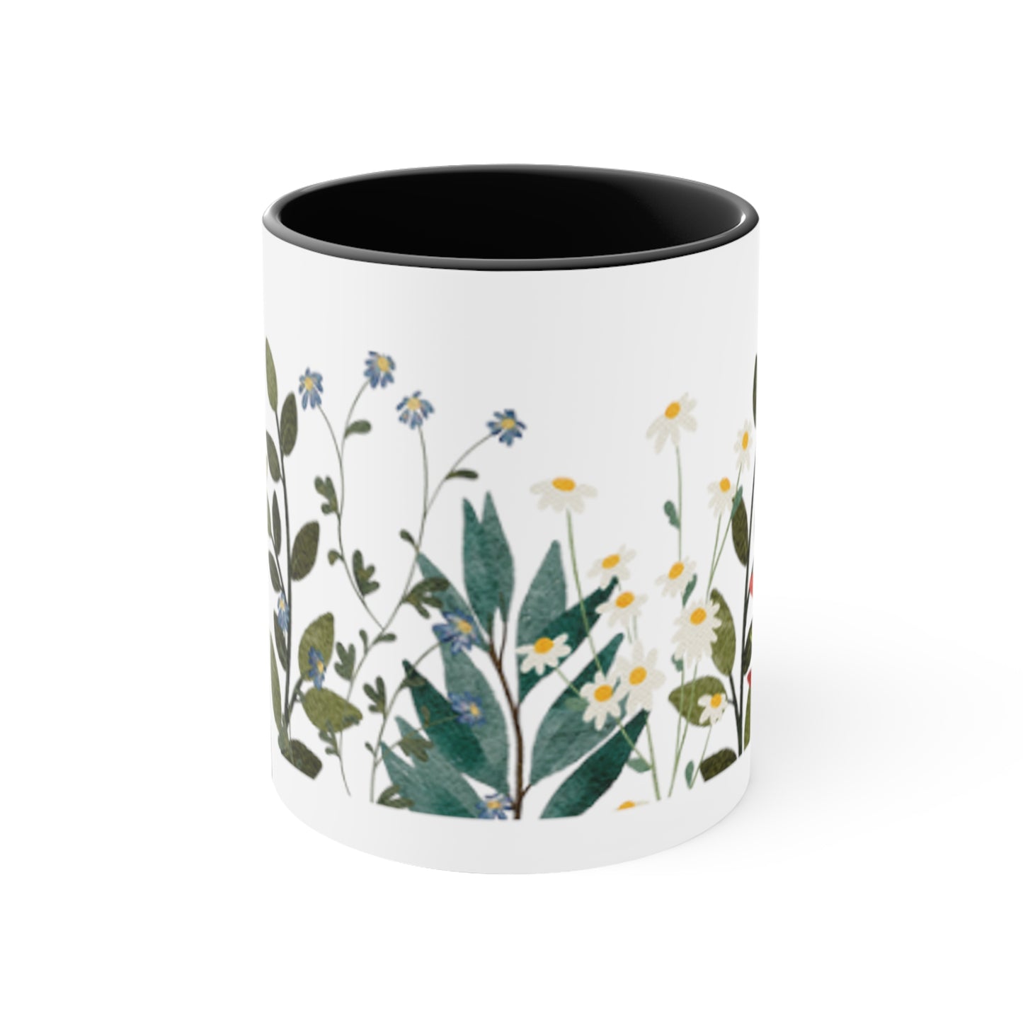 Wildflower Accent Coffee Mug, 11oz