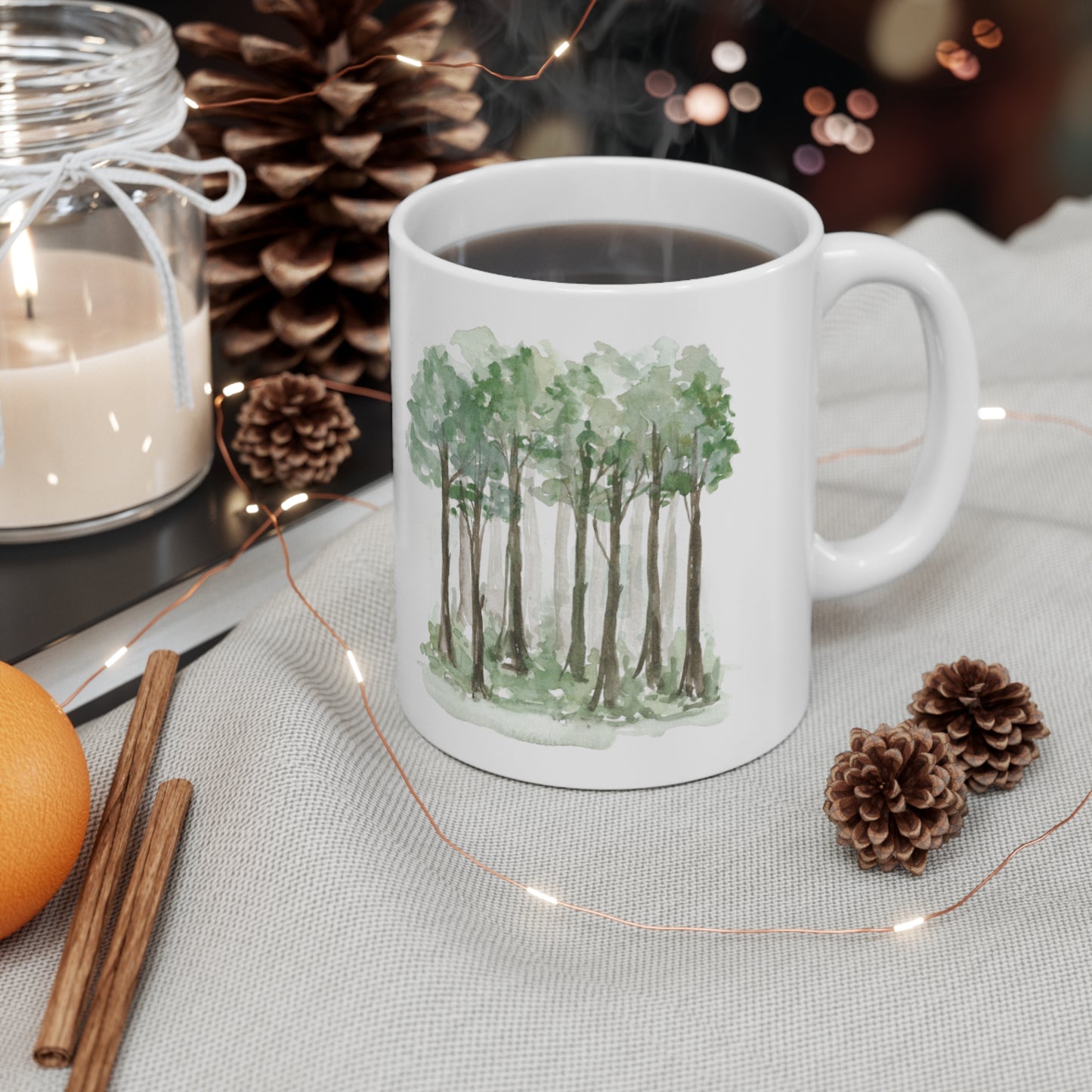 Forest Ceramic Mug 11oz