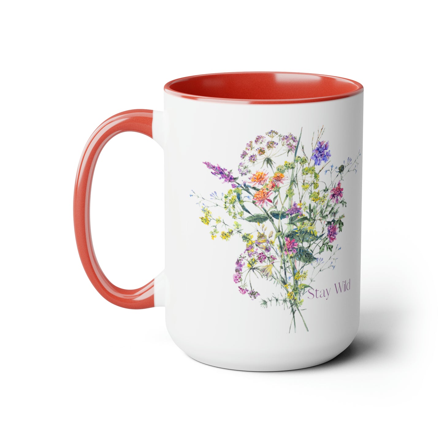 Two-Tone Coffee Mugs, 15oz