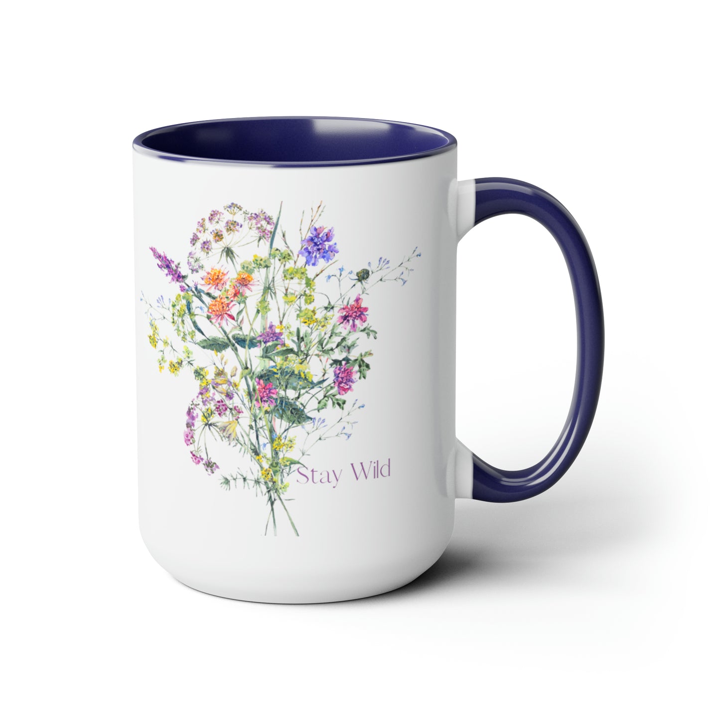 Two-Tone Coffee Mugs, 15oz