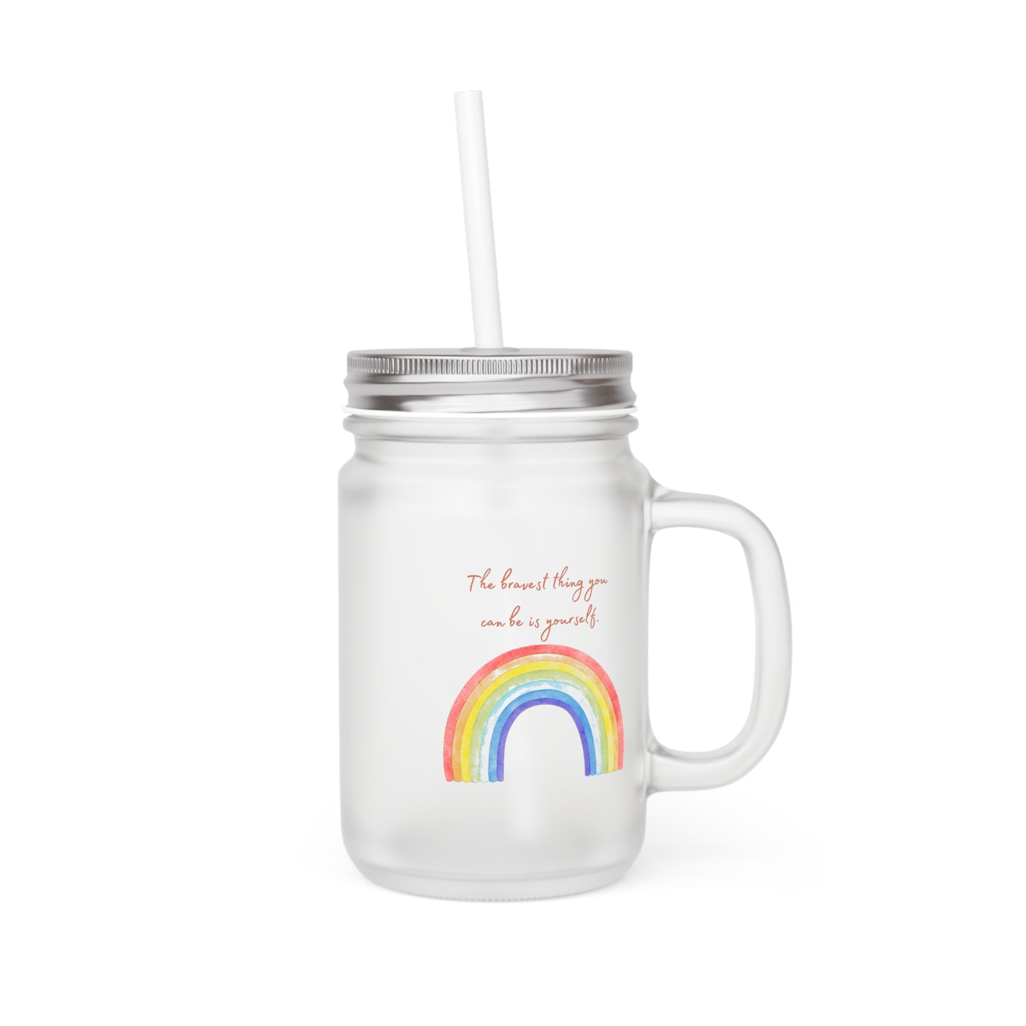 Rainbow Mason Jar