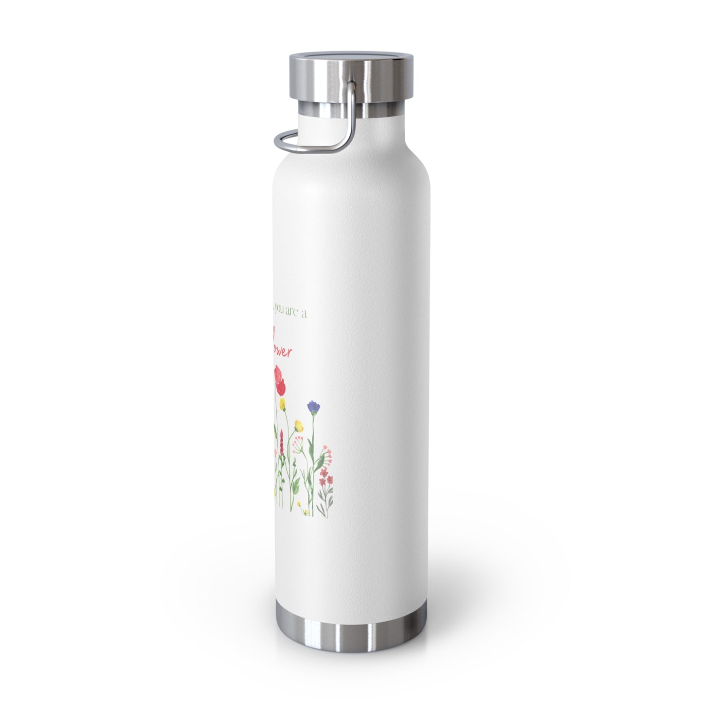 Wildflower Copper Vacuum Insulated Bottle, 22oz