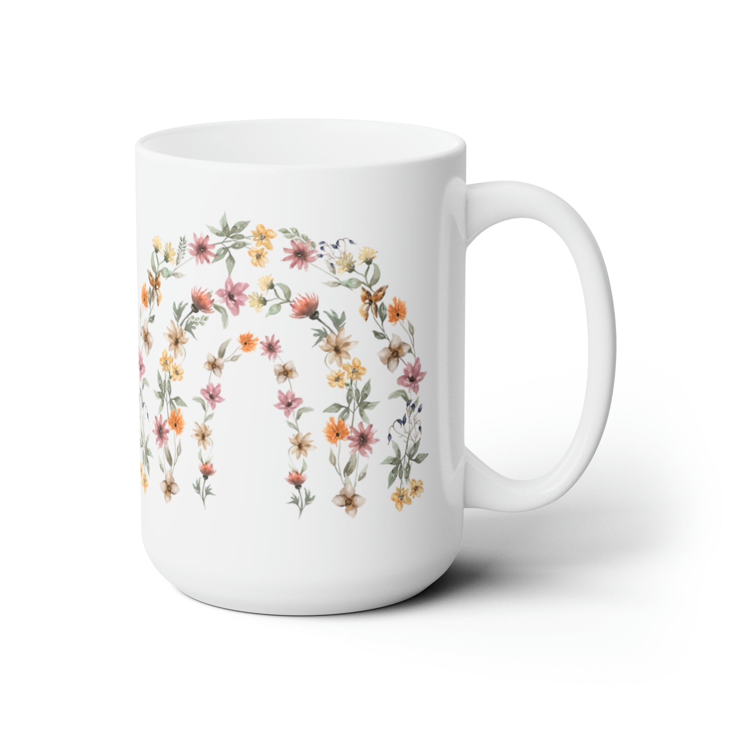 Wildflower Ceramic Mug 15oz