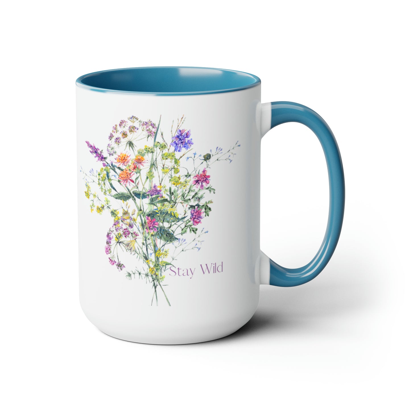 Two-Tone Coffee Mugs, 15oz