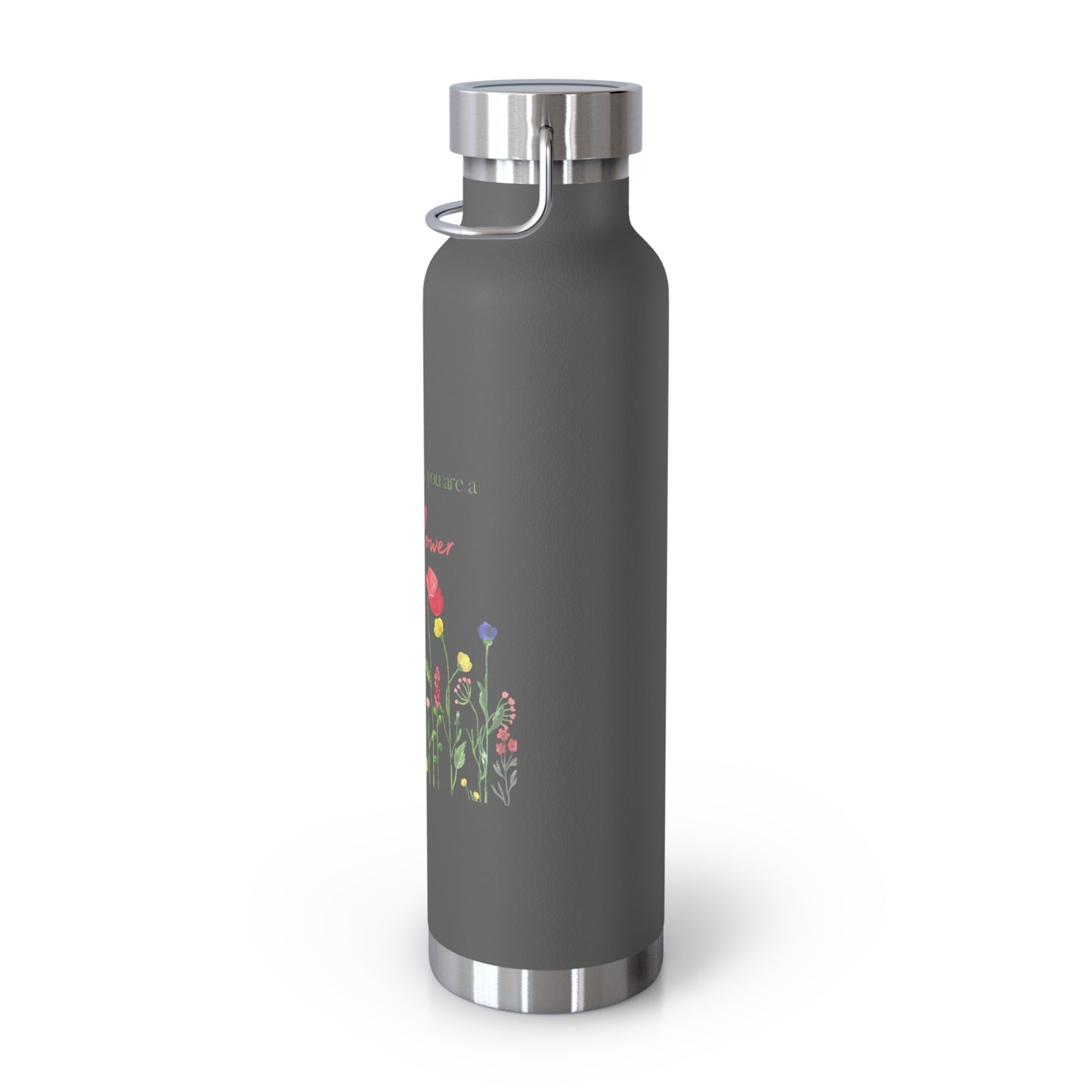 Wildflower Copper Vacuum Insulated Bottle, 22oz