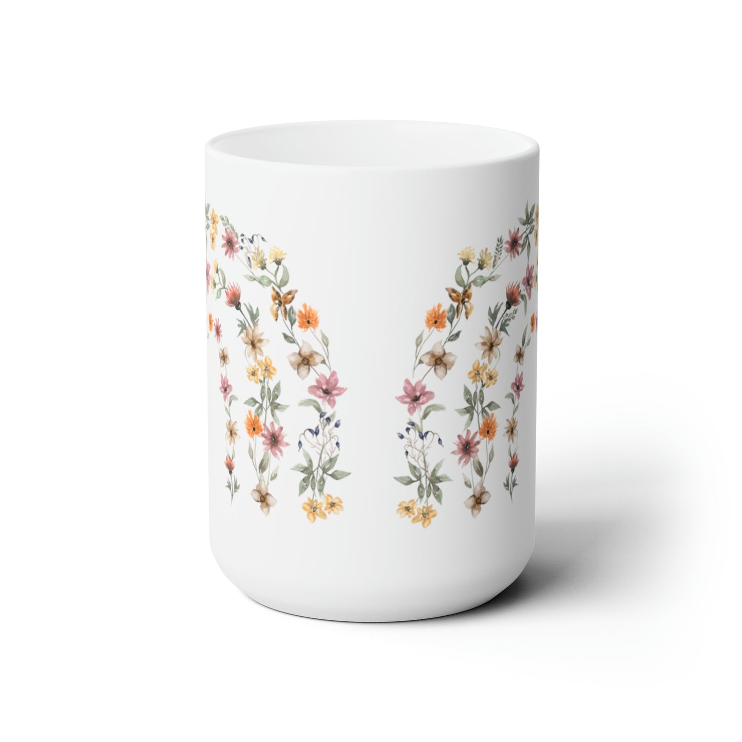 Wildflower Ceramic Mug 15oz