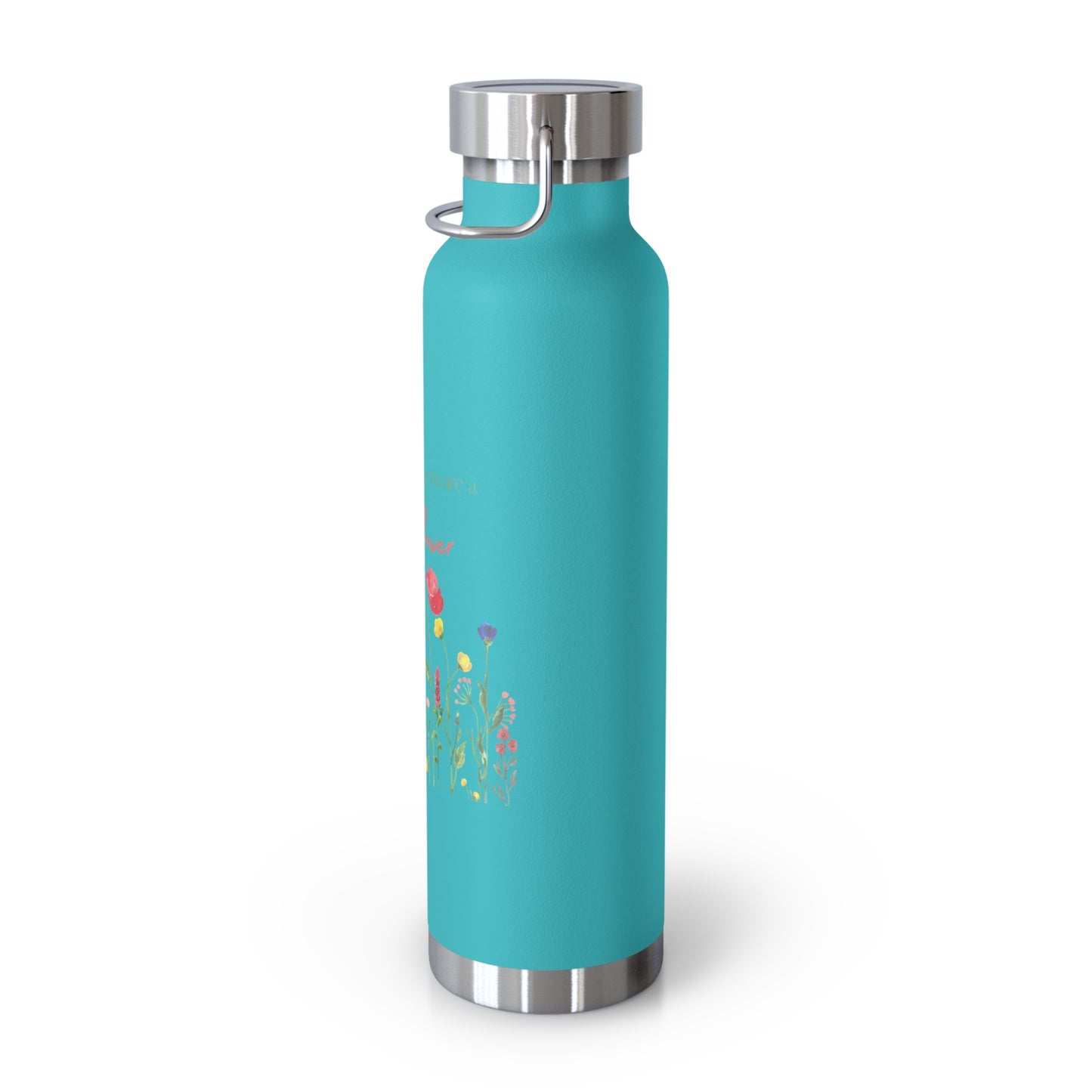 Wildflower Copper Vacuum Insulated Bottle, 22oz