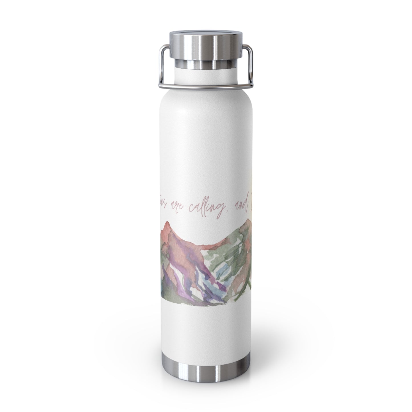 The Mountains are Calling Copper Vacuum Insulated Bottle, 22oz