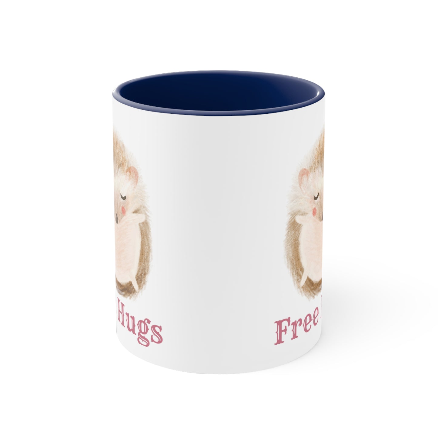 Hedgehog Hug Accent Coffee Mug, 11oz