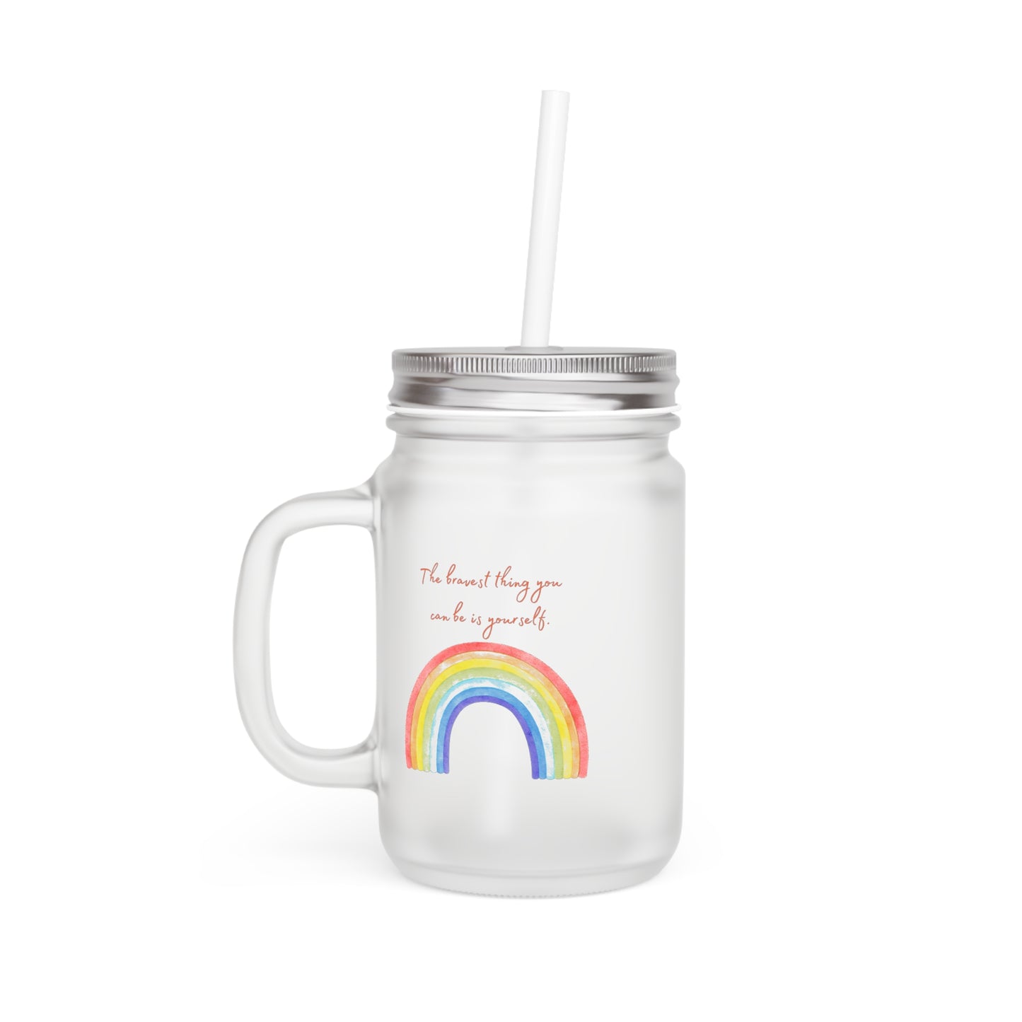 Rainbow Mason Jar