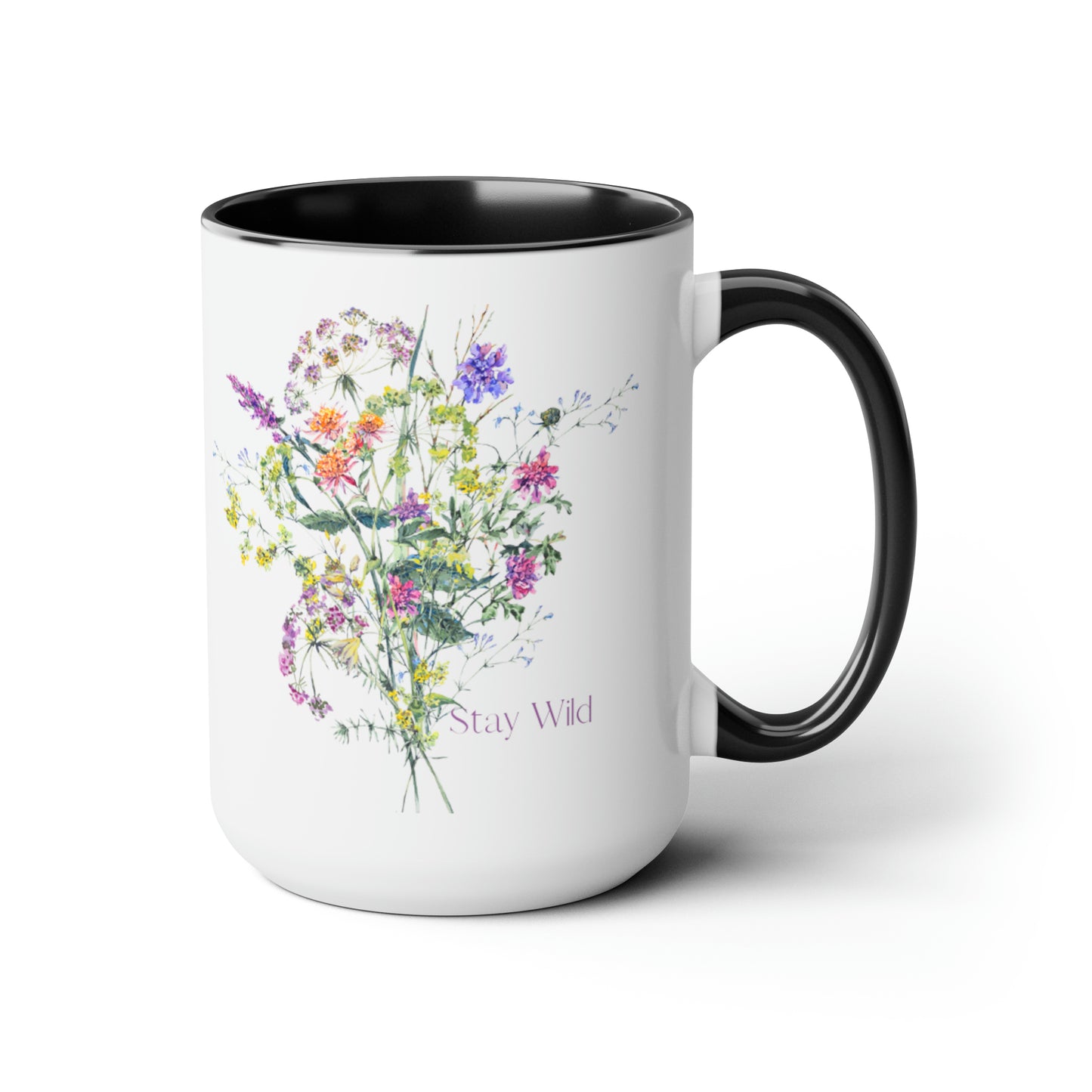 Two-Tone Coffee Mugs, 15oz