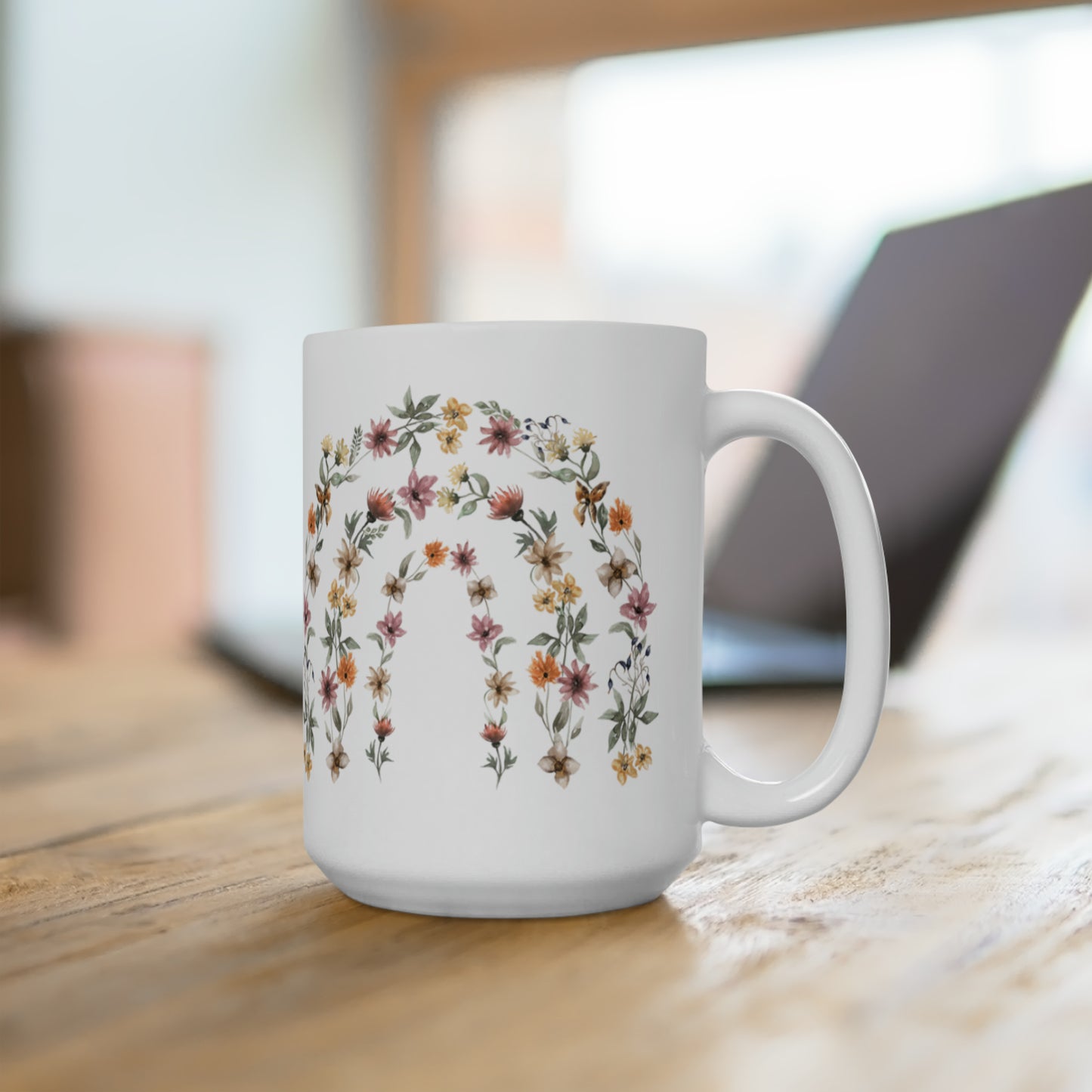 Wildflower Ceramic Mug 15oz