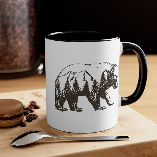 Bear wilderness Accent Coffee Mug, 11oz