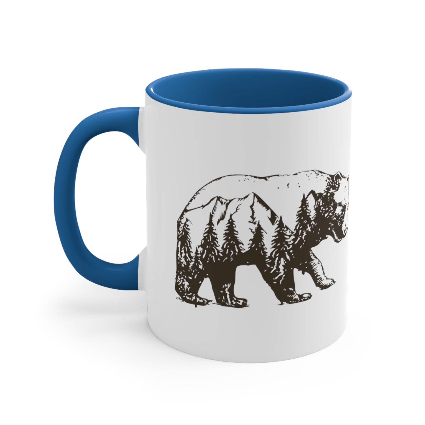 Bear wilderness Accent Coffee Mug, 11oz