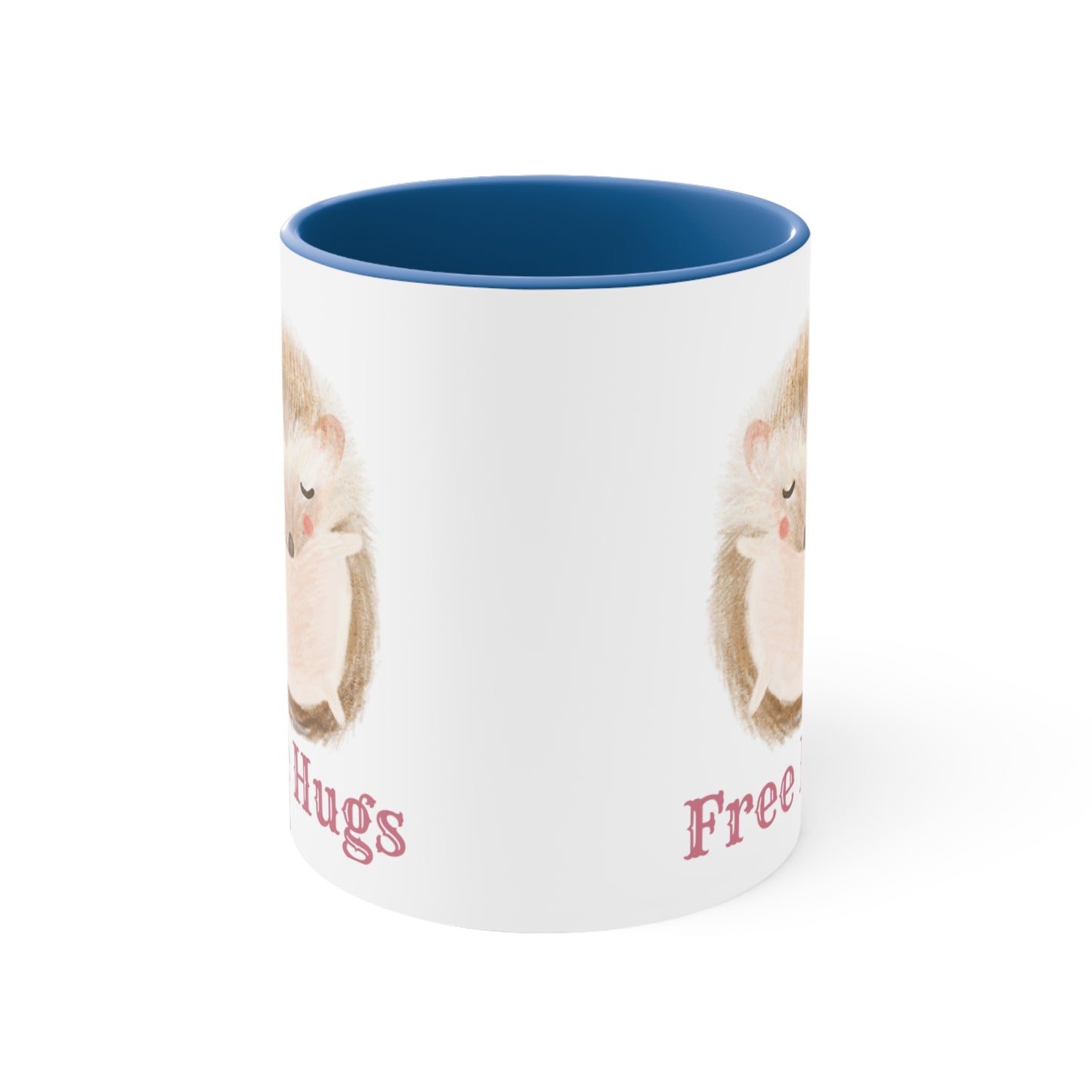 Hedgehog Hug Accent Coffee Mug, 11oz