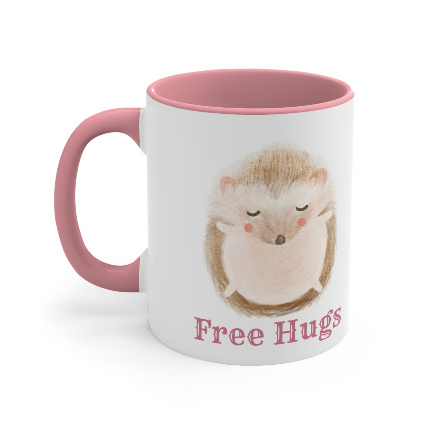 Hedgehog Hug Accent Coffee Mug, 11oz