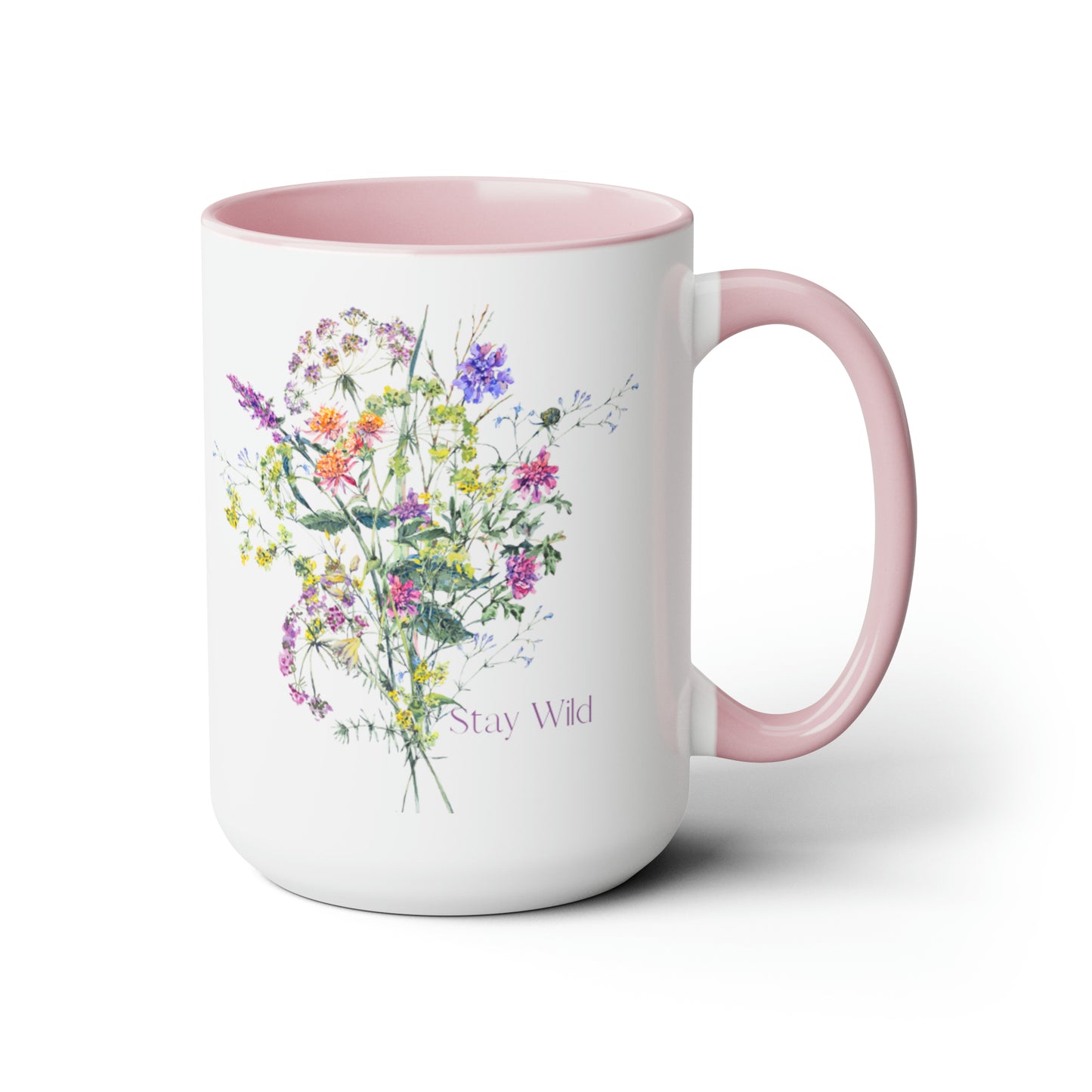 Two-Tone Coffee Mugs, 15oz