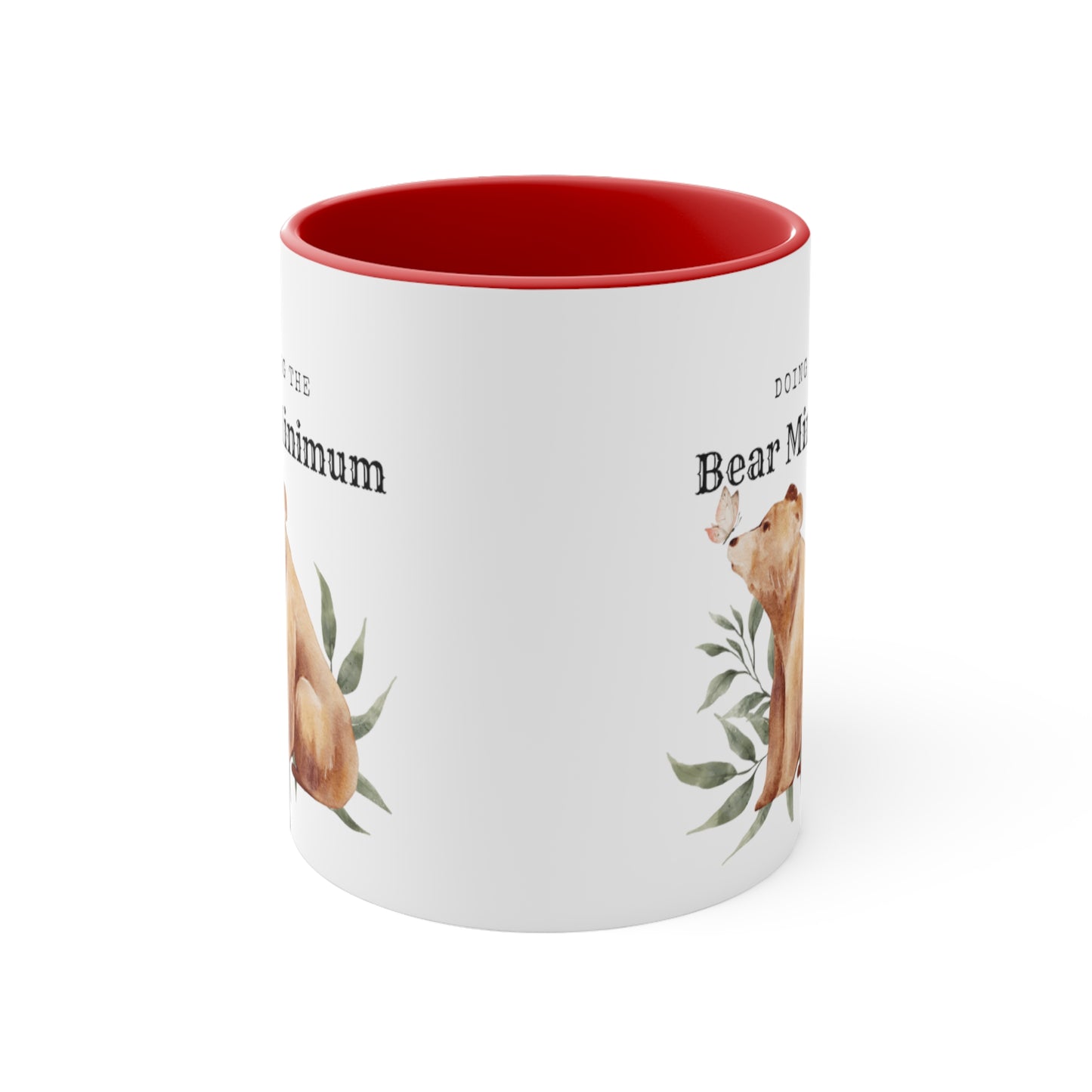 Bare Minimum Bear Accent Coffee Mug, 11oz