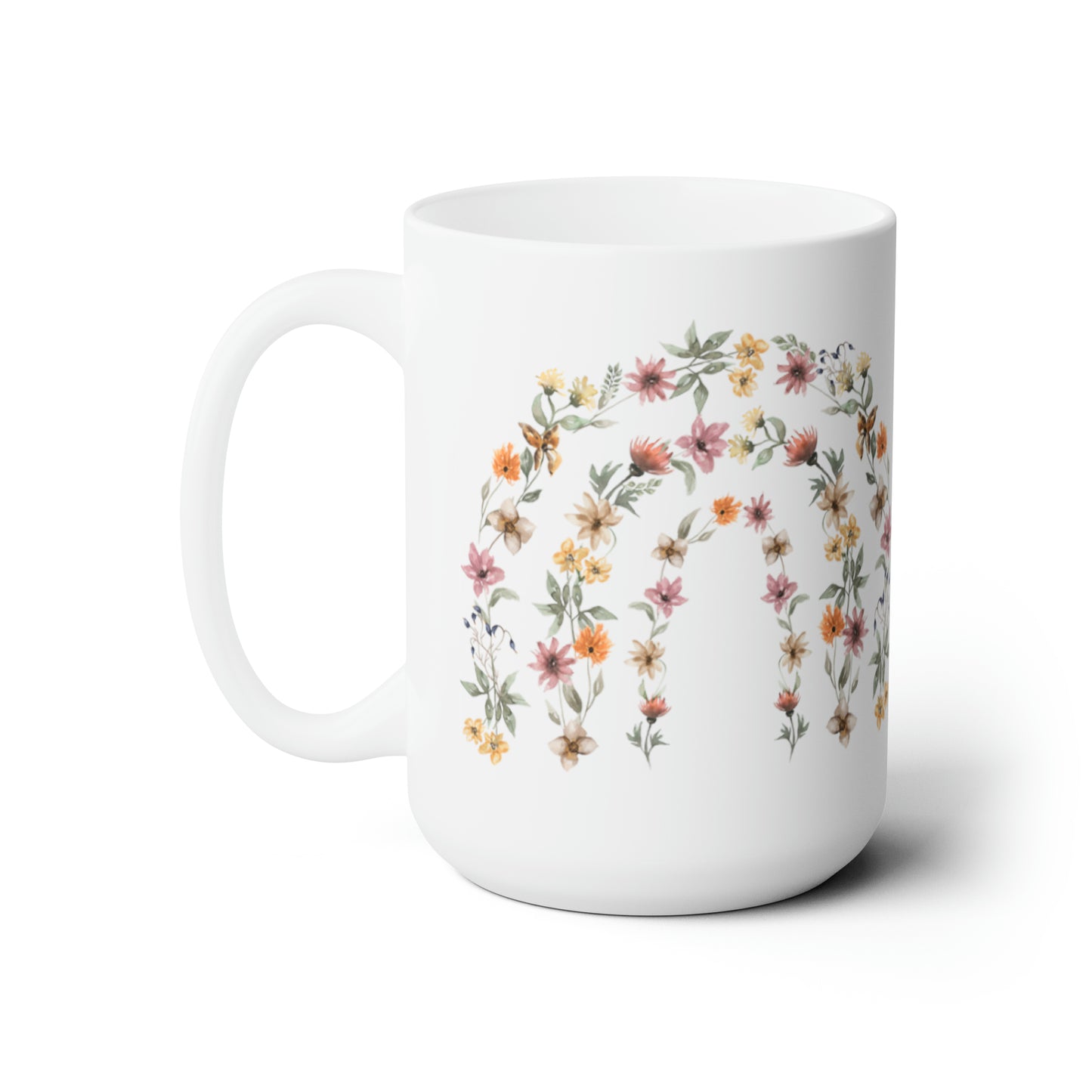 Wildflower Ceramic Mug 15oz