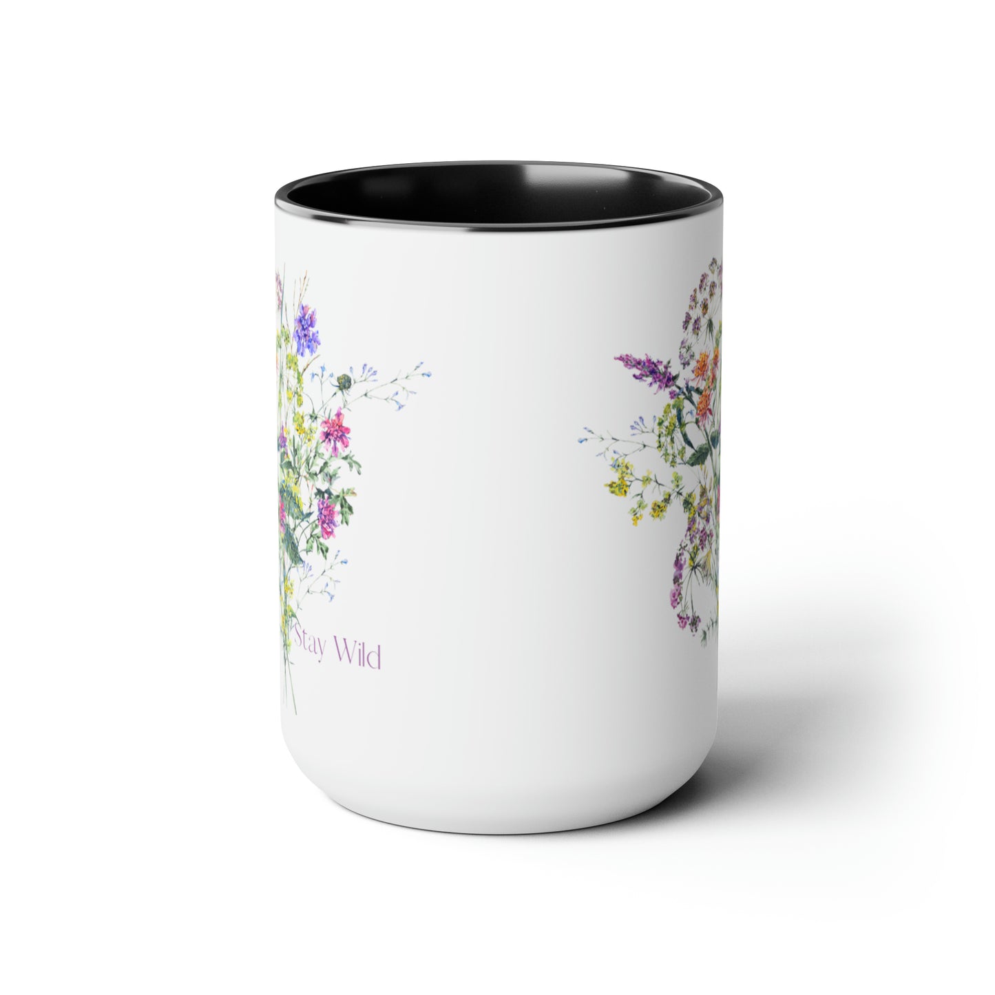 Two-Tone Coffee Mugs, 15oz