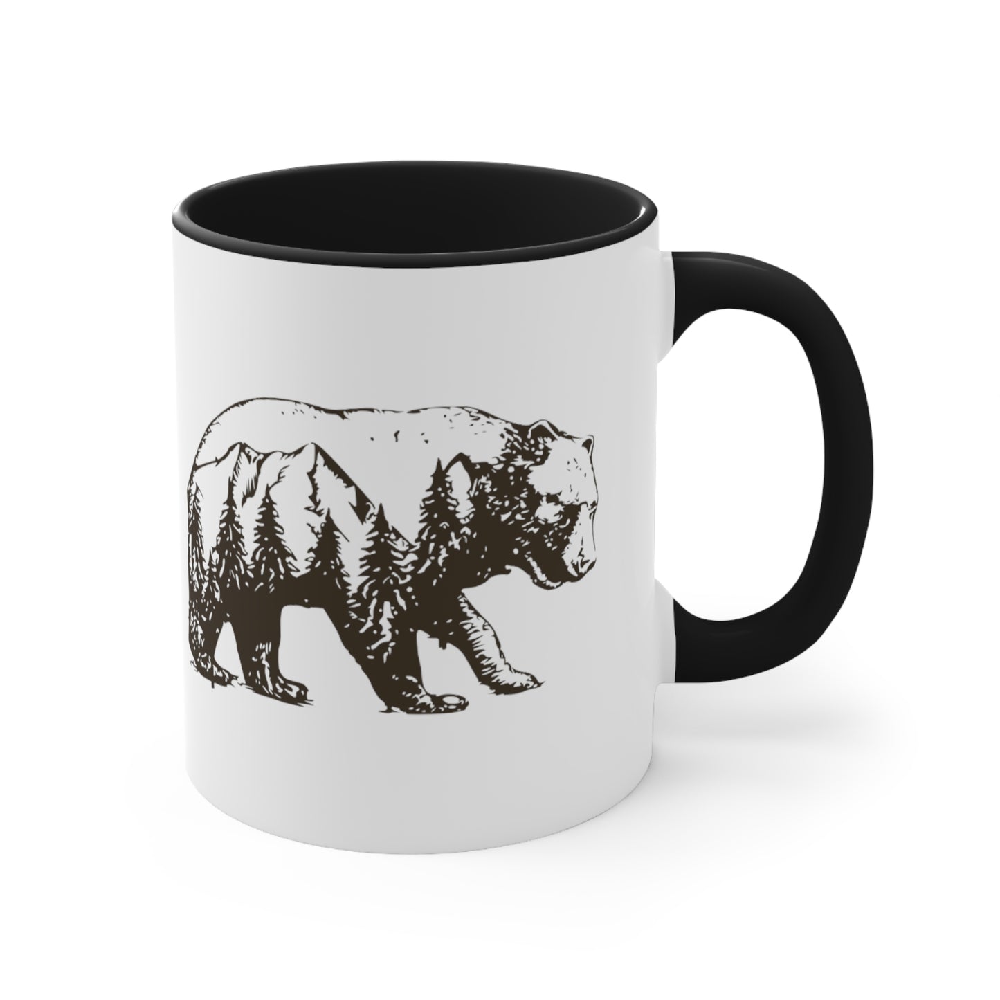 Bear wilderness Accent Coffee Mug, 11oz