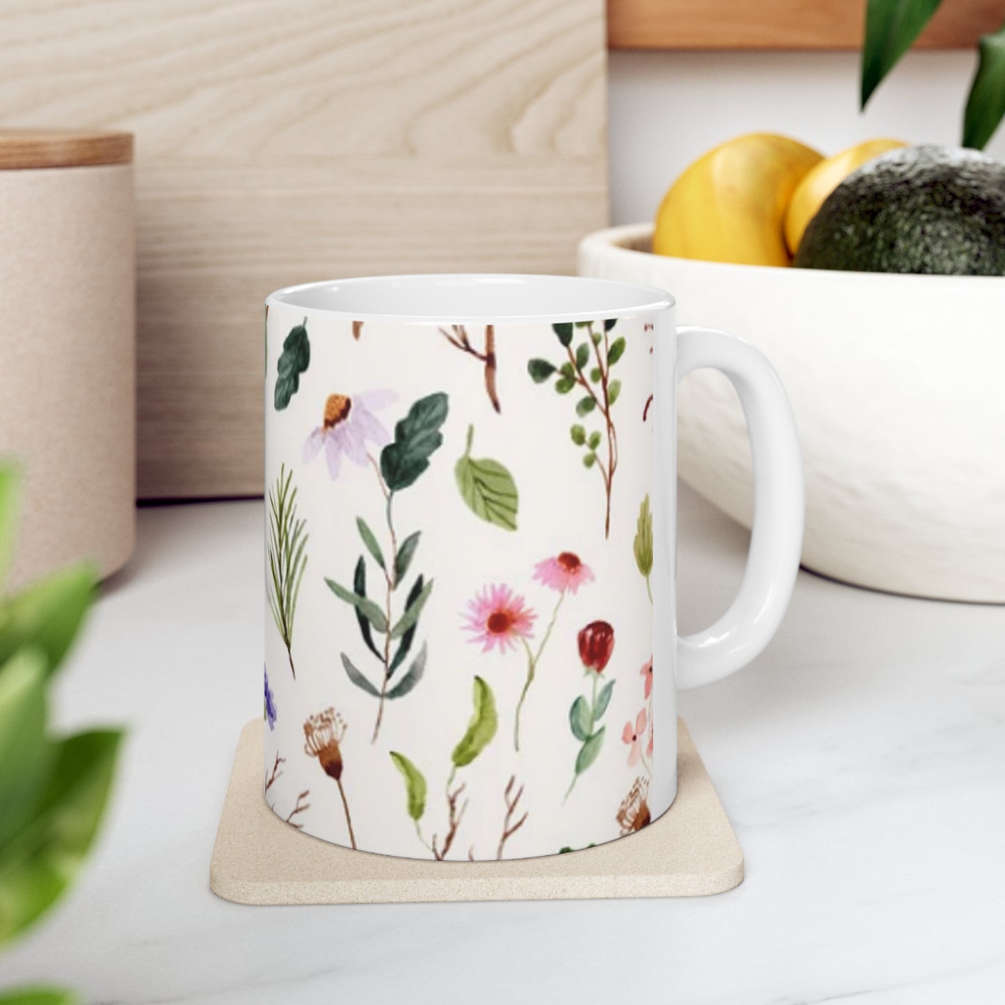 Wildflower Ceramic Mug 11oz