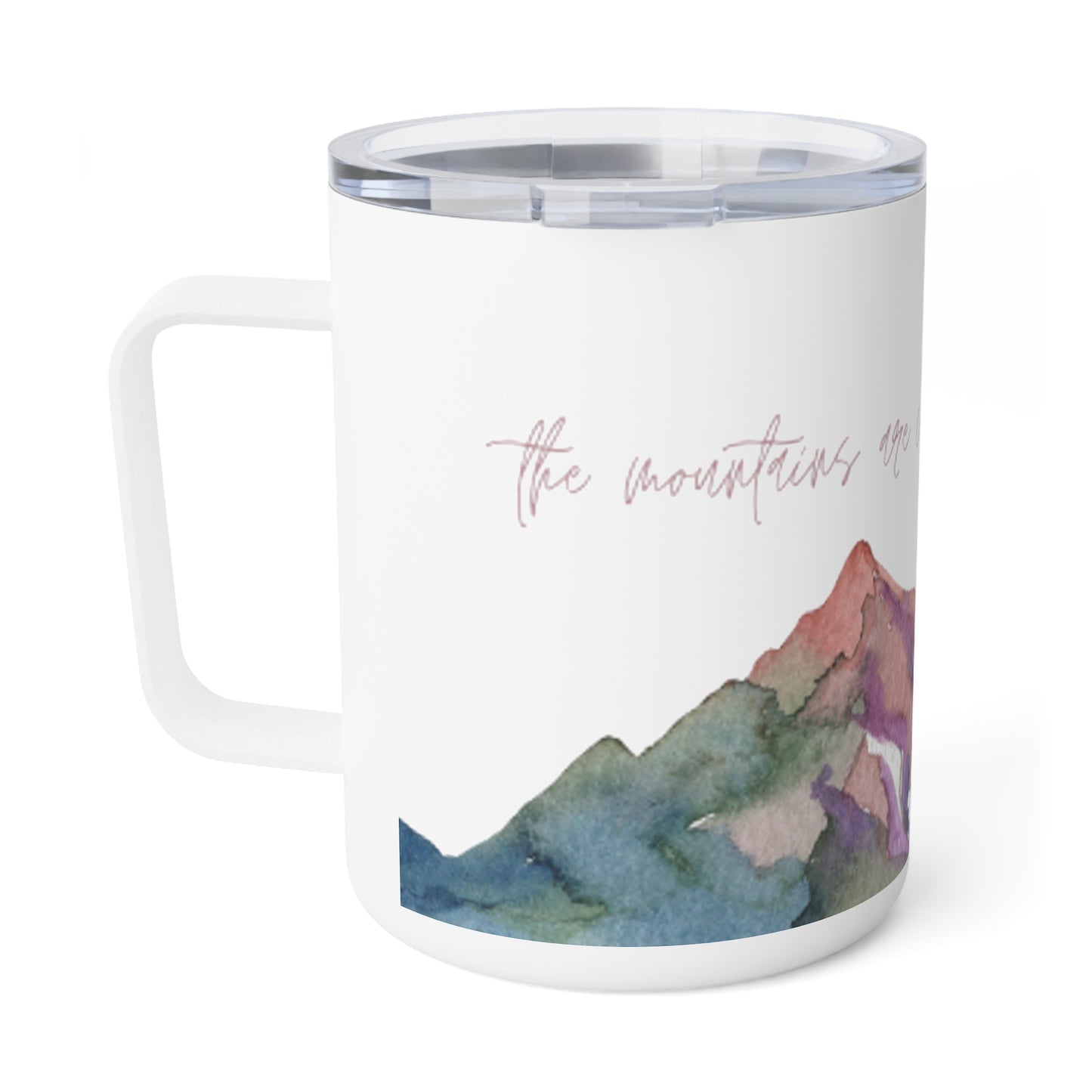 Mountains are Calling Insulated Coffee Mug, 10oz