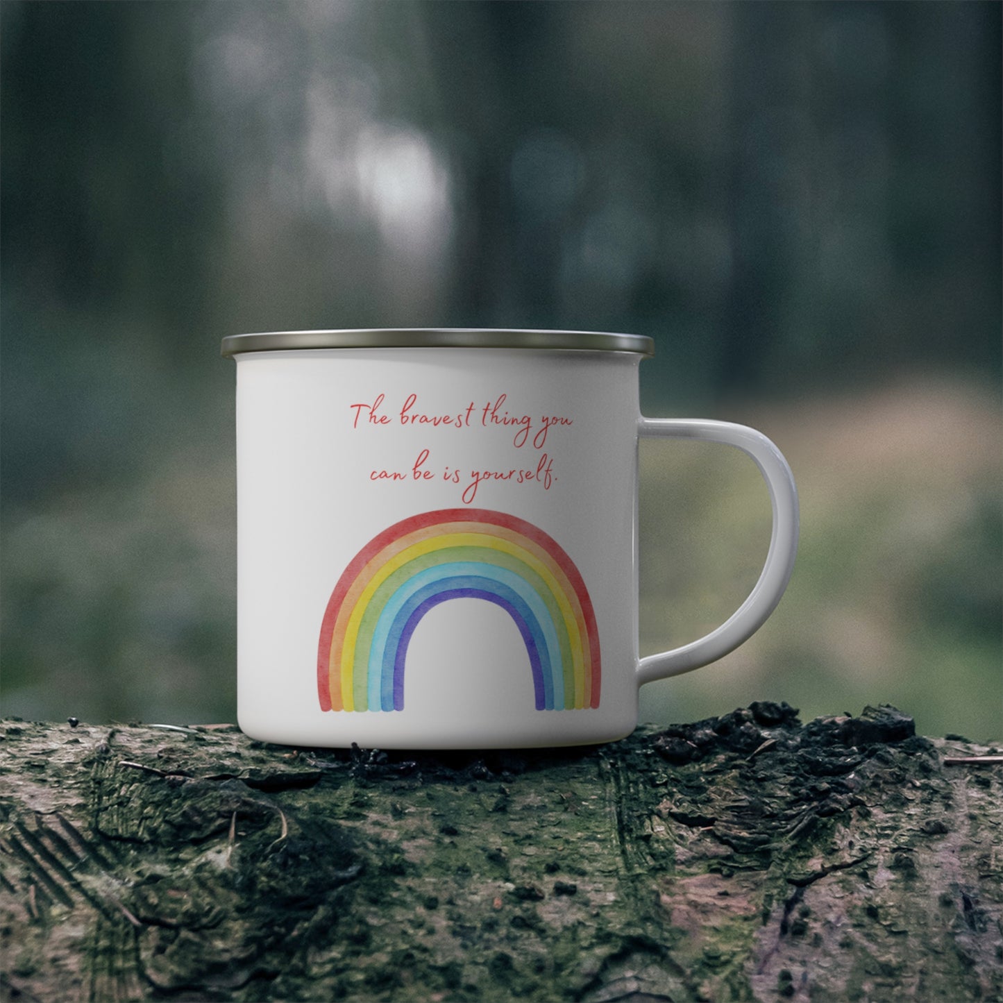 Raindbow Enamel Camping Mug