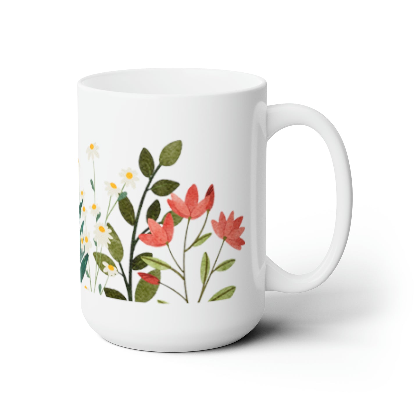 Wildflower Ceramic Mug 15oz