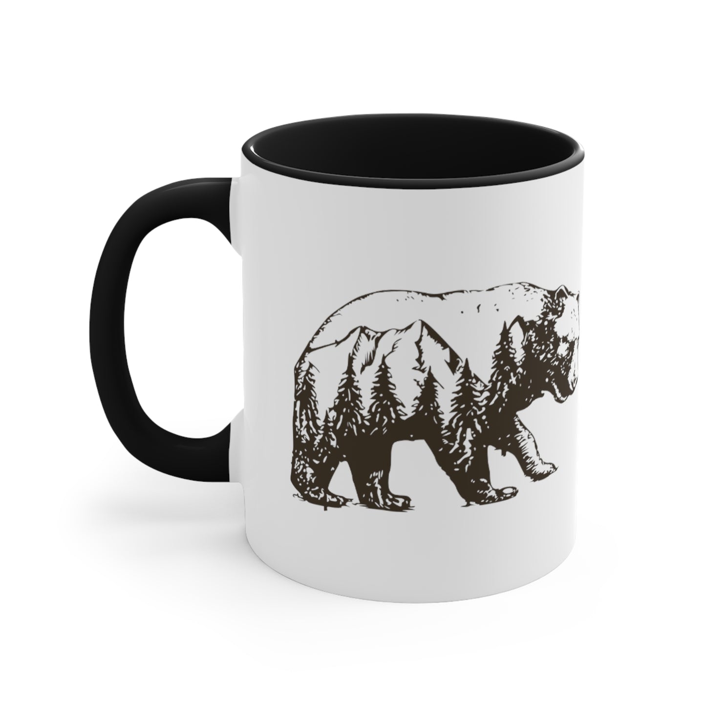 Bear wilderness Accent Coffee Mug, 11oz