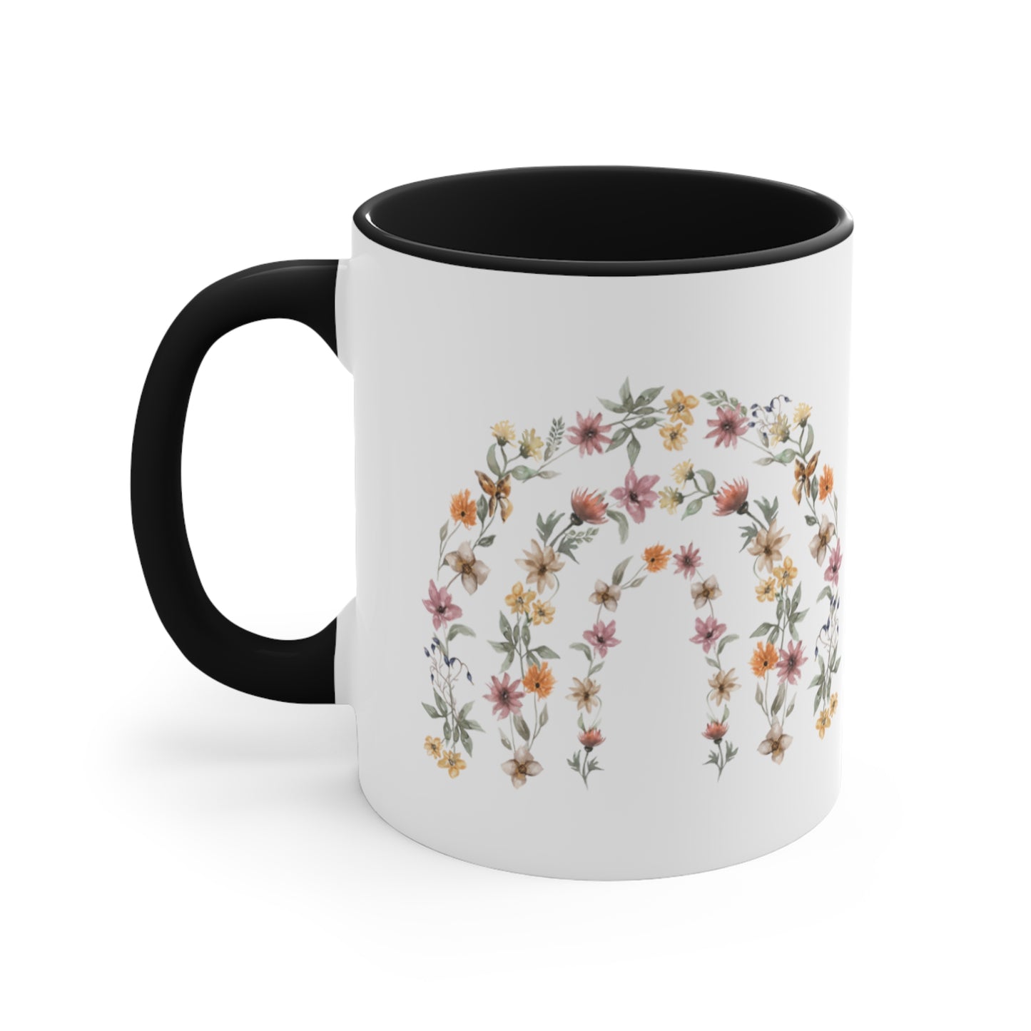 Wildflower Accent Coffee Mug, 11oz