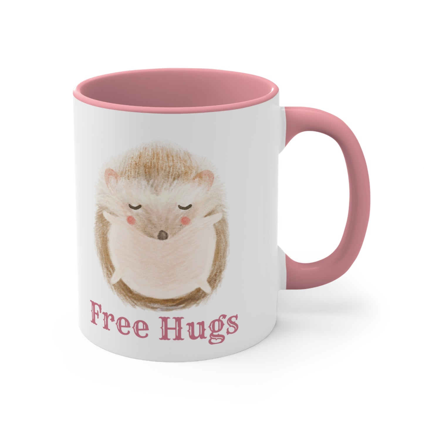 Hedgehog Hug Accent Coffee Mug, 11oz