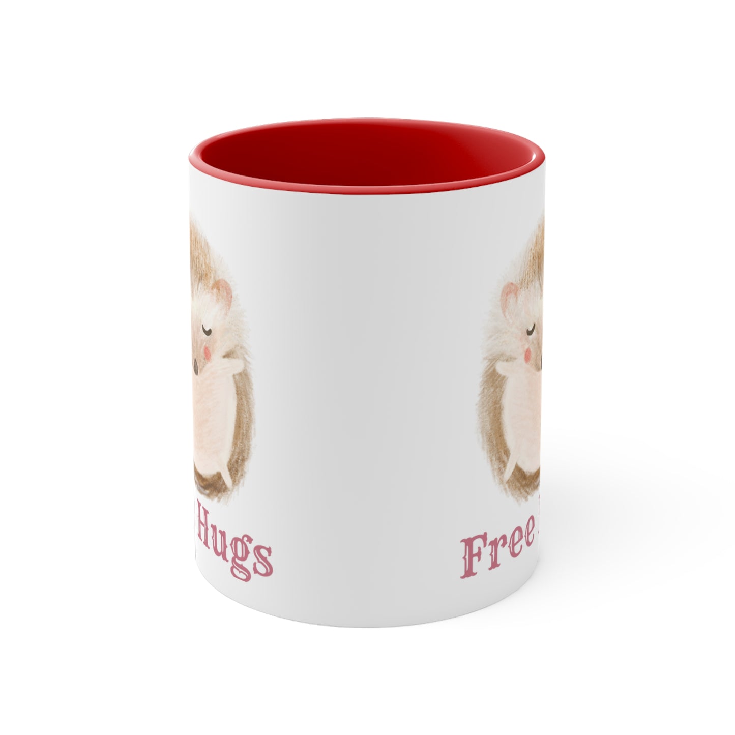 Hedgehog Hug Accent Coffee Mug, 11oz