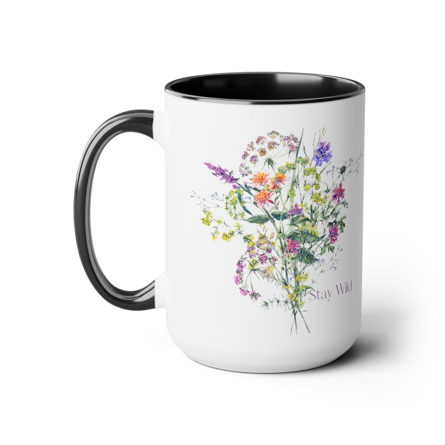 Two-Tone Coffee Mugs, 15oz