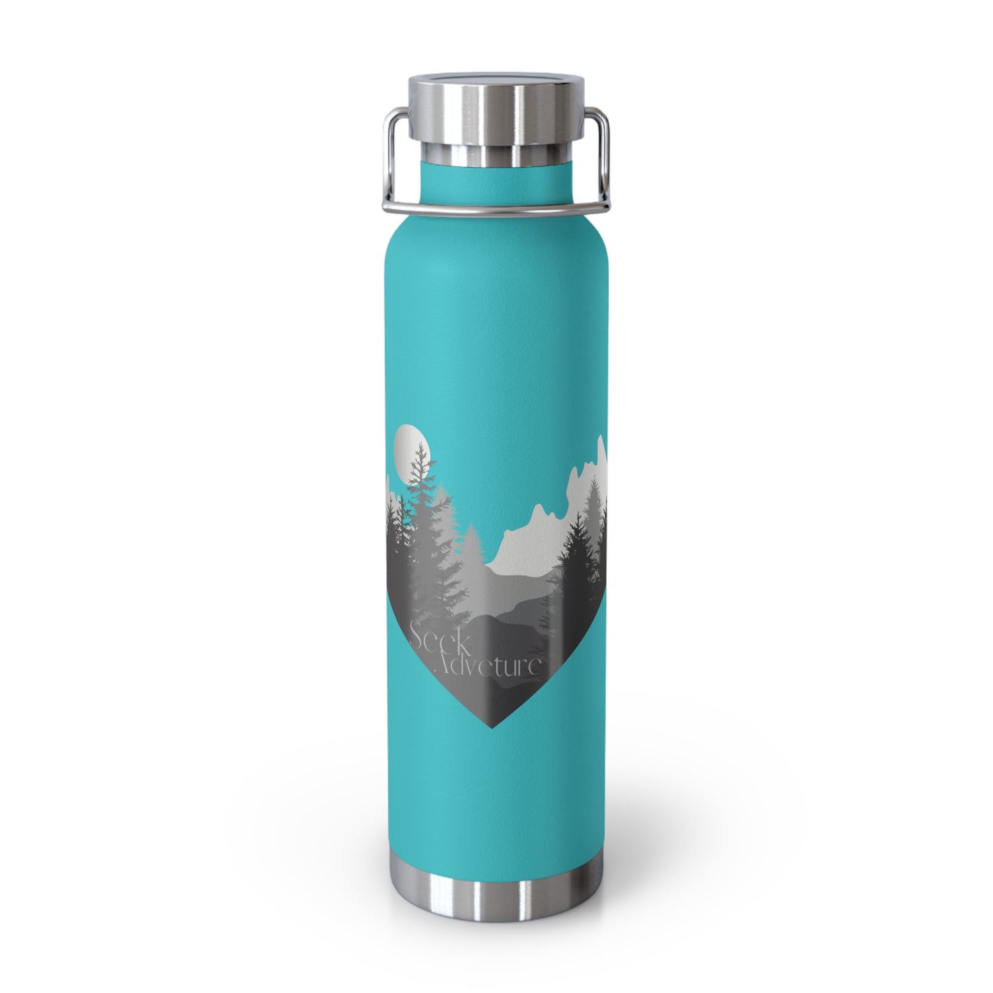 Seek Adventure Copper Vacuum Insulated Bottle, 22oz