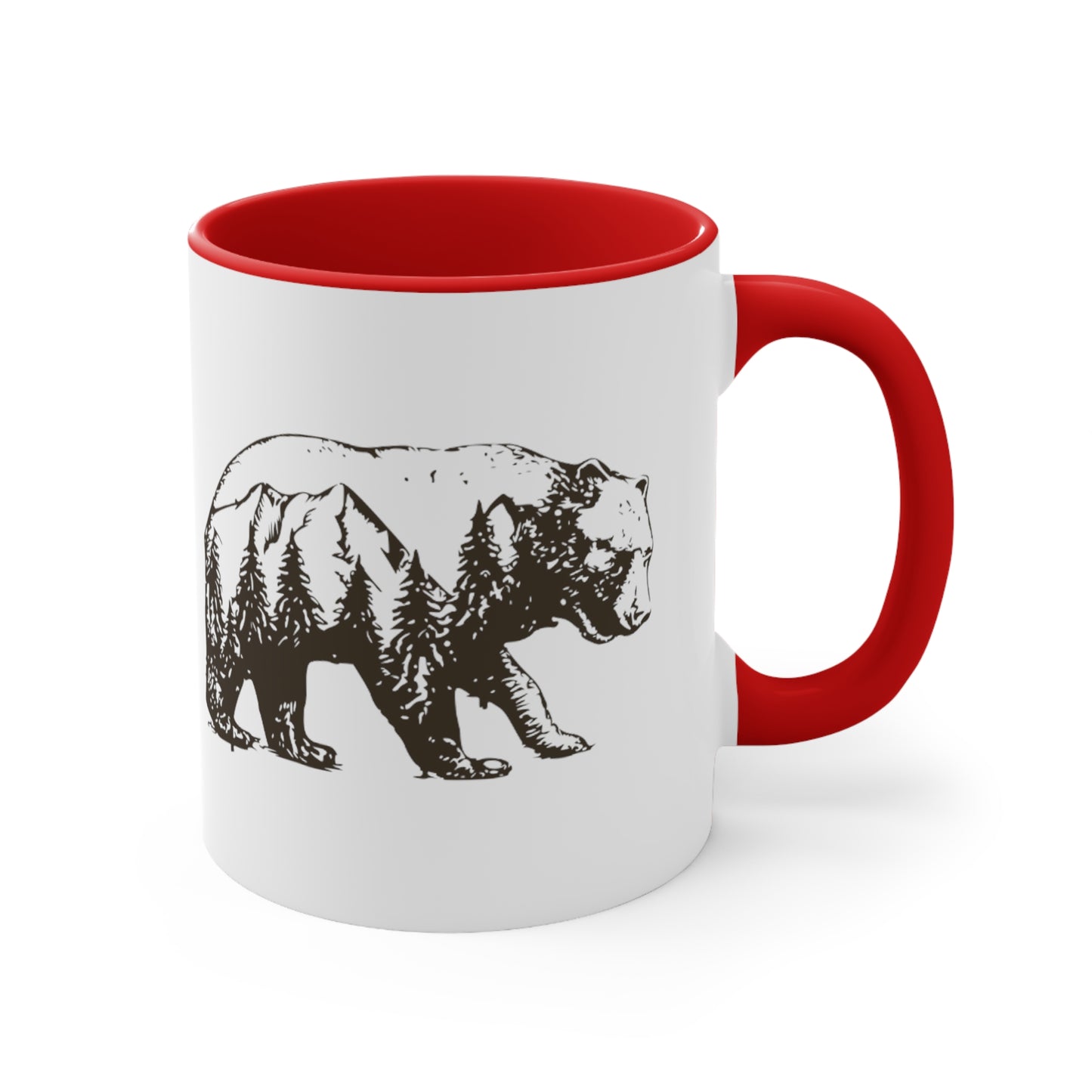 Bear wilderness Accent Coffee Mug, 11oz