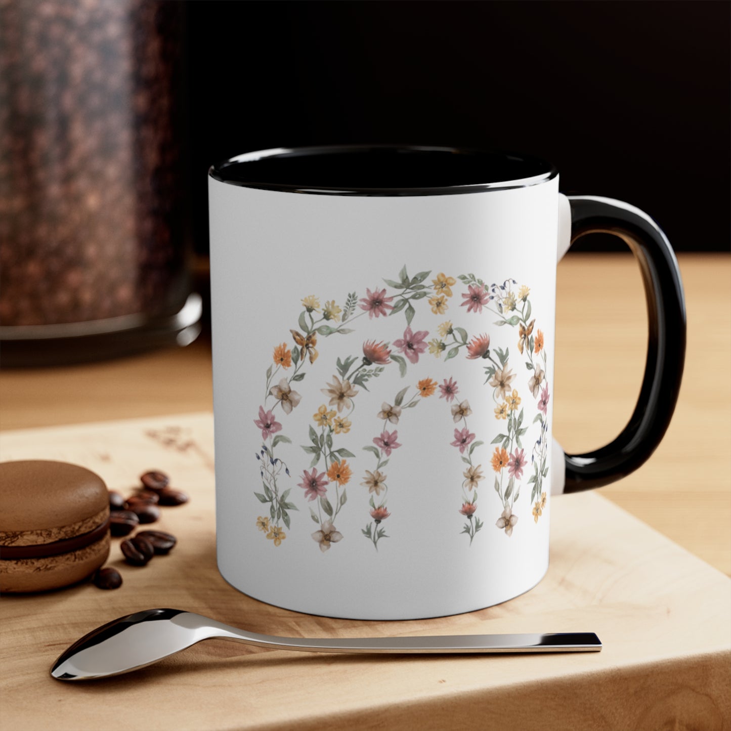 Wildflower Accent Coffee Mug, 11oz