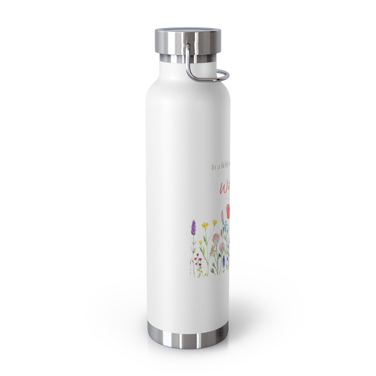 Wildflower Copper Vacuum Insulated Bottle, 22oz