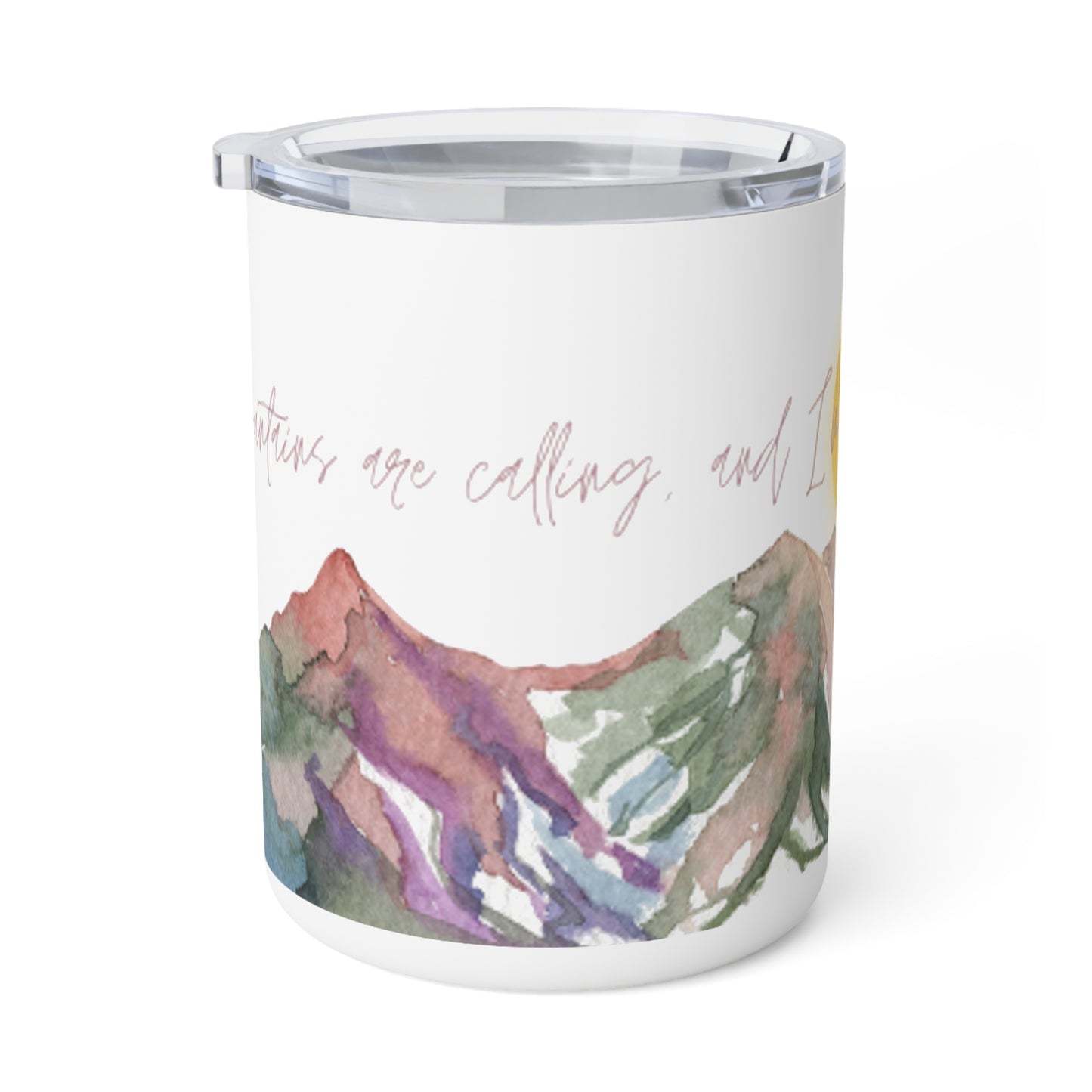 Mountains are Calling Insulated Coffee Mug, 10oz