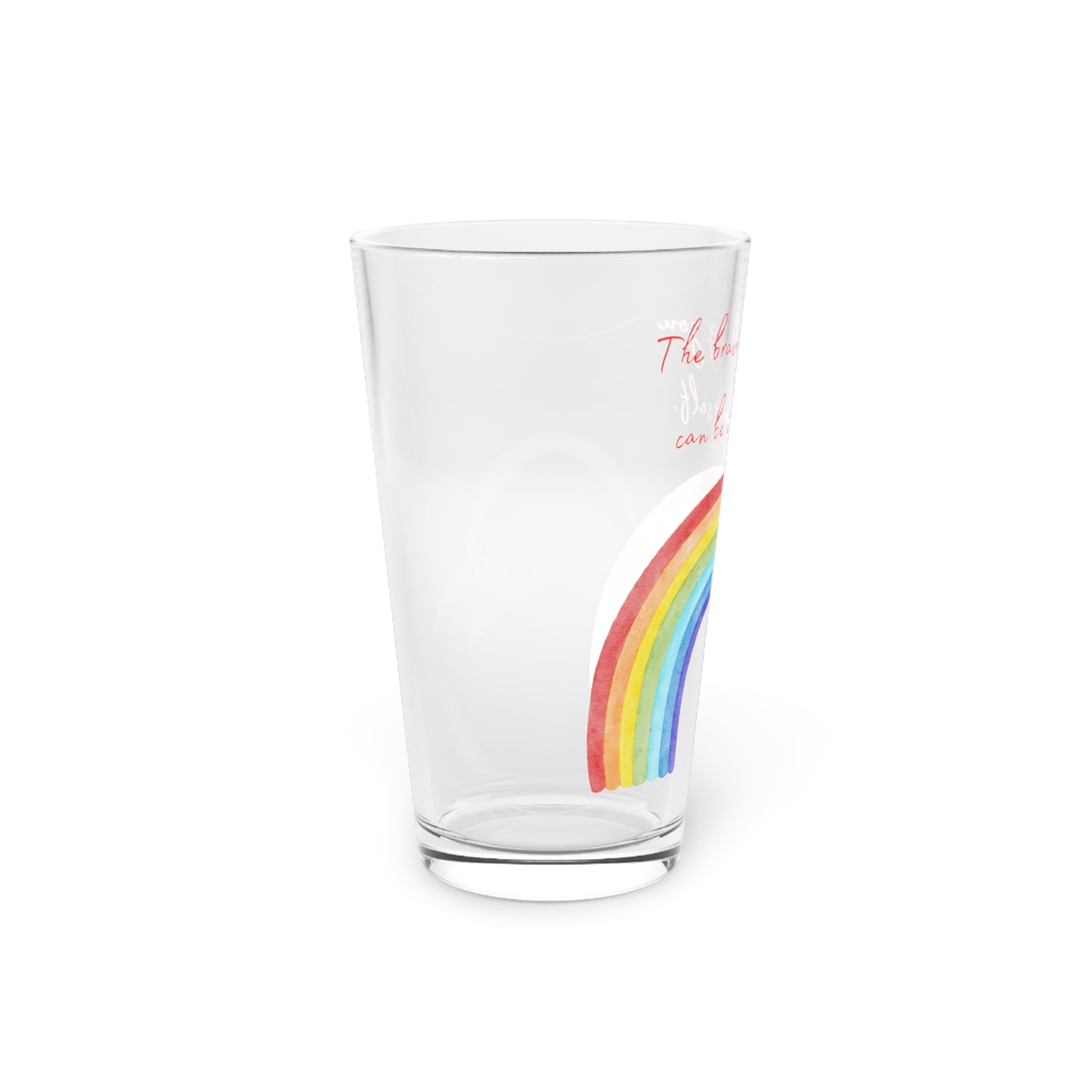 Rainbow Pint Glass, 16oz